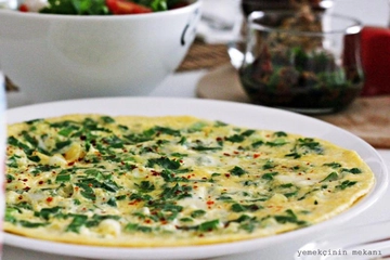 Yeşil Soğanlı Omlet Tarifi ve Malzemeleri